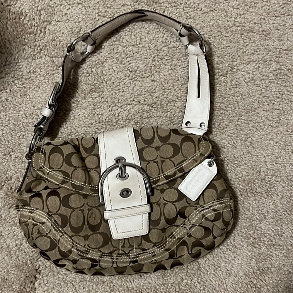 Original coach bag with tag and logo inside gently used